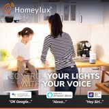 Hoftronic - Smart Filament LED Lamp G125 - Wit - 7 Watt - Wifi