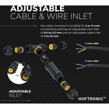 Kabelconnector - Waterdicht - IP68 - Robuust Rubber - TÜV-gecertificeerd