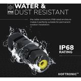 Kabelconnector - Waterdicht - IP68 - Robuust Rubber - TÜV-gecertificeerd