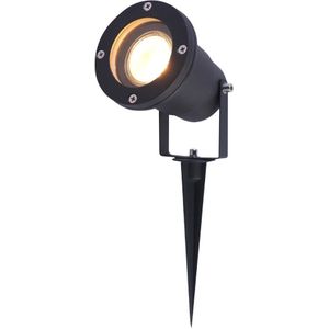 Sydney - XL Prikspot LED - Aluminium - Zwart - IP65 waterdicht - Geschikt voor GU10 spot - 20 watt - 3 jaar garantie