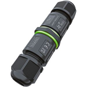 Kabelverbinder - IP68 - Koppelstuk - Geschikt voor 4-12 mm kabeldikte