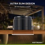 10x Olivia - Mini 12V LED inbouwspot wit met trafo - Verzonken - 3 Watt - Niet  dimbaar - IP44 waterdicht voor buiten - 2700K Warm wit - Lage inbouwdiepte 36mm - Voor veranda, badkamer, carport en binnenruimtes