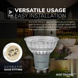 HOFTRONIC Voordeelpack 10x GU10 LED Spots 5W 400lm - 2700K Warm Wit - Glas - Dimbaar