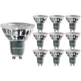 HOFTRONIC Voordeelpack 10x GU10 LED Spots 5W 400lm - 2700K Warm Wit - Glas - Dimbaar