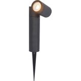 Pinero dimbare LED prikspot - GU10 2700K warm wit - Kantelbaar - Tuinspot - Pinspot - IP65 voor buiten - Zwart