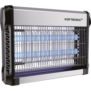 HOFTRONIC Volt - Elektrische Vliegenlamp 4200 Volt - Muggenlamp 20 Watt - Voor 80 m² - Insectenlamp met UV-licht - High Voltage - Met eurostekker en ophangbeugel