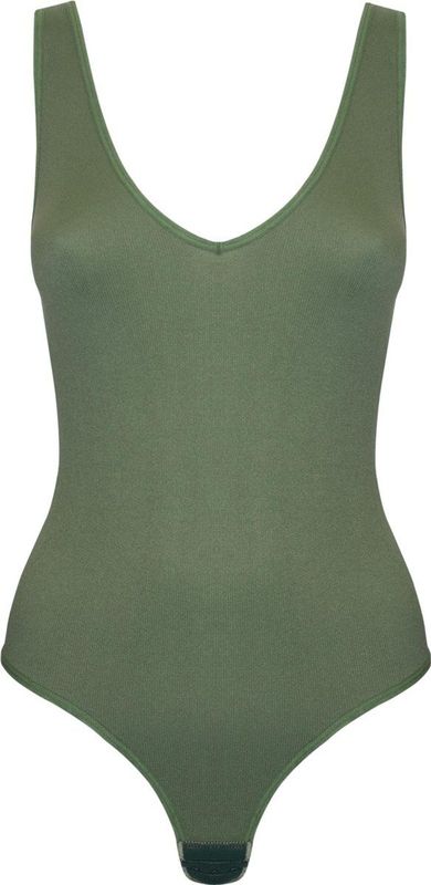 MAGIC Bodyfashion EveryBody V-neck Green Vrouwen - Maat S