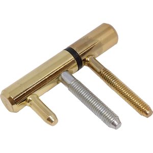 Wovar Inboorpaumelle Messing voor houten deur en kozijn 14 mm | Per stuk