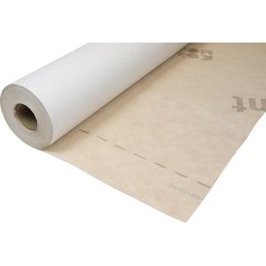 Dampopen Folie - Beige - Drielaags - Waterkerend - CE Keurmerk - KOMO Gecertificeerd - 1.5m x 50m