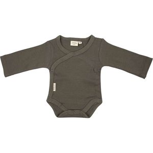 Little Indians Baby Overslagromper Lange mouw Dusty olive