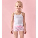 Little Label - Ondergoed Meisjes - Wit - Hemd - 3 Stuks - Zachte BIO Katoen