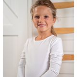 Little Label Longsleeve - set van 3 van Biologisch Katoen Wit