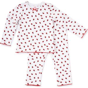 Little Label - Pyjama - Wit - Harten - Zachte BIO Katoen