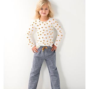 Little Label - Pyjama - Blauw, Geel - Zachte BIO Katoen