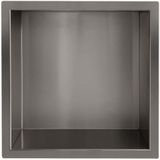 Wiesbaden inbouwnis 30x30x10 gunmetal