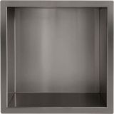 Wiesbaden inbouwnis 30x30x10 gunmetal