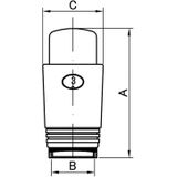 Riko Luxe Thermostatische Radiator Aansluitset Haaks Verkeerd Rechts Mat Zwart