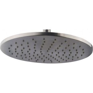 Wiesbaden Caral hoofddouche rond 25 x 0,8 cm gunmetal 29.7912