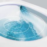 Wandcloset wiesbaden vesta rimless tornado flush glans wit