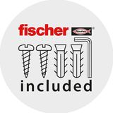 WC-borstel - Zwart - Kunststof