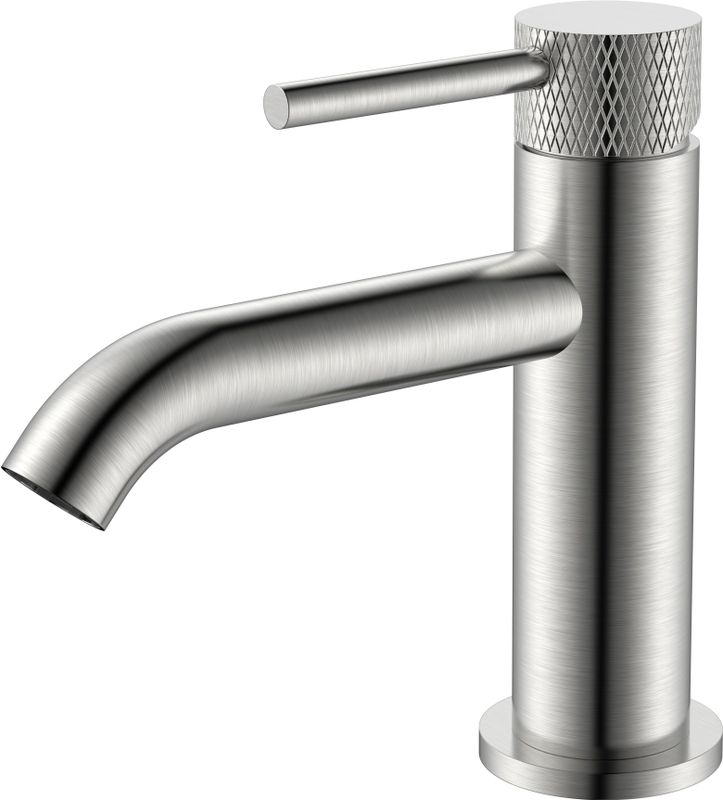 Fonteinkraan wiesbaden ribbd 1/2" geborsteld staal