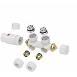 Sanifun thermostatische onderblok set Willy haaks