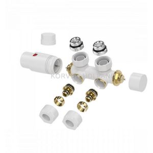 Sanifun thermostatische onderblok set Willy haaks