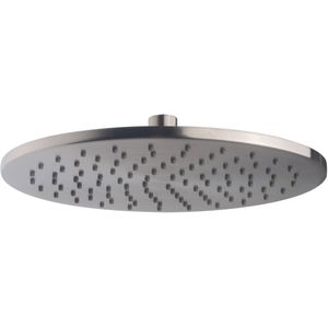 Wiesbaden Caral Hoofddouche Rond 25 X 0,8 Cm Geborsteld Staal