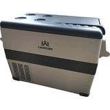 CampGuru Coolbox 42L Dual Zone 12/24V 230V Incl. Adapter - Koelbox compressor/absorptie - Grijs