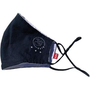 Ajax - Mondkapje - Zwart - Wit Logo