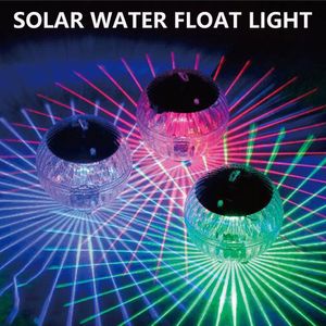 Solar Water Float Light Rgb Kleurrijke Onderwater Solar Decoratieve Licht Automatische Kleur Veranderende Licht Vijver Gazon Licht