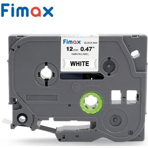 Fimax 1 Pcs Satijnen Lint 12 Mm Tze Label Tape TZe-RE34 TZ-RN34 TZE-RE31 TZ-R234 Voor Compatibel Voor Brother P touch Printer