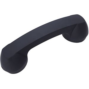 Bluetooth Mic Hoofdtelefoon Zwart Retro Telefoon Handset Mic Speaker Telefoontje Ontvanger-Zwart