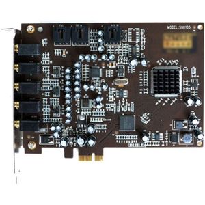 5.1 Geluidskaart Pci Express Pci-E Ingebouwde Dubbele Output Interface Voor Pc Venster Xp/7/8