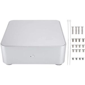 H80S Htpc Chassis Case Cooling Mini Itx Slim Office Home Gaming Praktische Aluminiumlegering Case Voor Pc Computers
