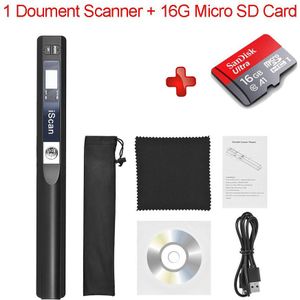 IScan Mini Portable 900DPI USB handheld Document A4 Boek Scanner JPG/PDF-Formaat Document A4 Afbeelding Iscan Scanner met LCD Display