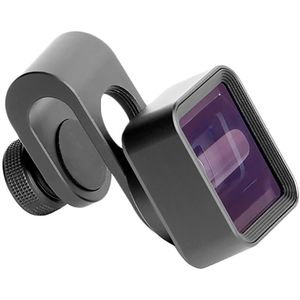 Pholes Universele Anamorphic Lens Voor Mobiele Telefoon 1.33X Wide Screen Video Breedbeeld Slr Film Mobiele Telefoon Lens