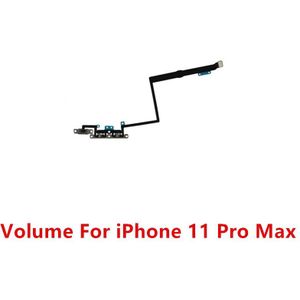 Voor Iphone 11 Pro Max Originele Op Off Power Zijknop Key Switch Flex Kabel Lint Met Flash Light Zaklamp reparatie Deel