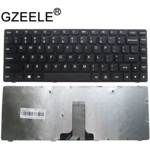 Laptop accessoires US Zwart Engels Vervangen laptop toetsenbord Voor Lenovo G400 G490 G410 G490AT G410AM G410AT G405 EEN AM OP