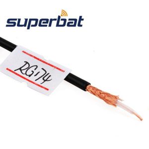 Superbat 15.24M Rf Coaxiale Kabel Adapter Connector Coax Kabel M17/119-RG174 / 50 Voeten