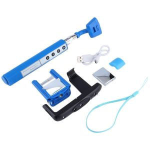 Reizen Handheld Camera Zelfontspanner Hendel Selfie Mobiel Monopod Stick Blauw