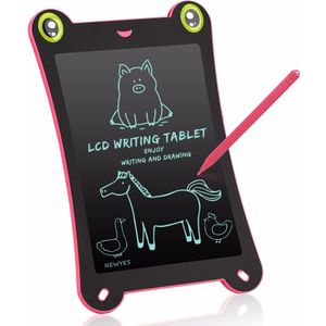 Newyes Papierloze Ewriter Digitale Schrijven Tablet 8.5 Inch LCD Schrijven Tekening Pad Draagbare Elektronische Tablet (Roze)