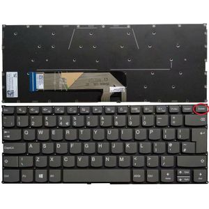 Uk Keyboard Voor Lenovo Yoga 730-13IKB 730-13IWL 730-15IKB 730-15IWL Uk Laptop Toetsenbord Geen-Backlit