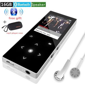 16 Gb Hifi Bluetooth MP3 Muziekspeler Ultra-Dunne Hoge Geluidskwaliteit Ingebouwde Luidspreker Met Micro Sd card Slot + Mp3 Speler Case