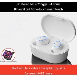 Touch Bluetooth Oortelefoon Draadloze Noise Cancelling Headset Hd Oproep Tws Led Oordopjes Bluetooth Oordopjes Waterdichte V5.0
