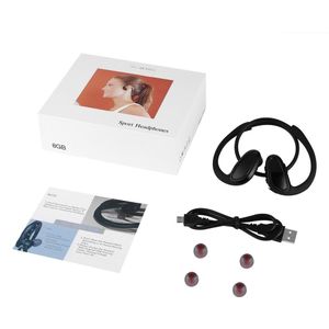 4.2 Headset Ultralichte Draadloze Sport MP3 Oortelefoon Ingebouwde 8Gb Geheugen Transpiratie Running Stereo Oortelefoon