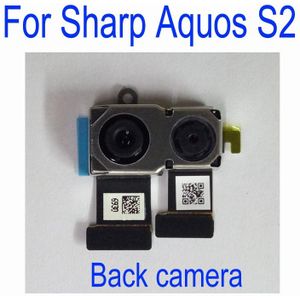 Originele Werken Achter Back Camera Voor SHARP AQUOS S2 C10 Big Hoofd Camera Module Flex kabel Telefoon Onderdelen Vervanging