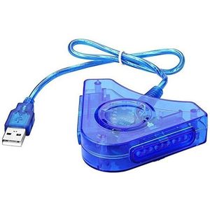 Joystick Usb Dual Player Converter Adapter Kabel Voor PS2 Gamepad Dual Playstation Usb Game Controller