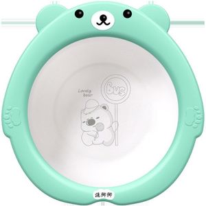 Baby Opvouwbare Wastafel Bebe Wastafel Pasgeboren Plastic Potten Cartoon Handig Reizen Leuke Kind Kleine Gezicht Wassen Butt Voetbad