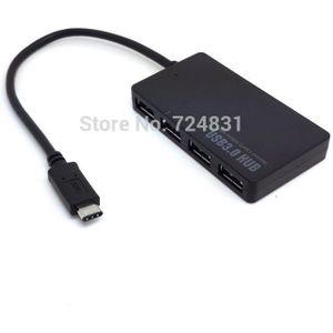 Zihan Usb 3.1 Type C USB-C Meerdere 4 Port Hub Adapter Voor Pc Laptop Tablet Mac Boek Ondersteuning windows 8